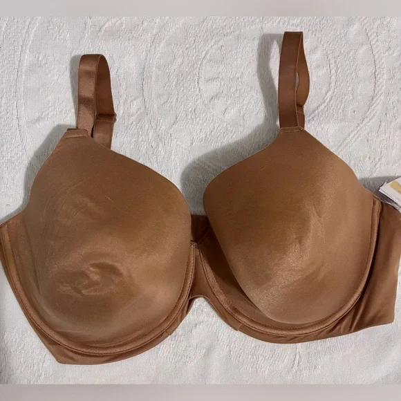 Auden Sz 44D Bra The Superstar Lightly Lined Full Coverage TShirt Brown NWT - Picture 4 of 7